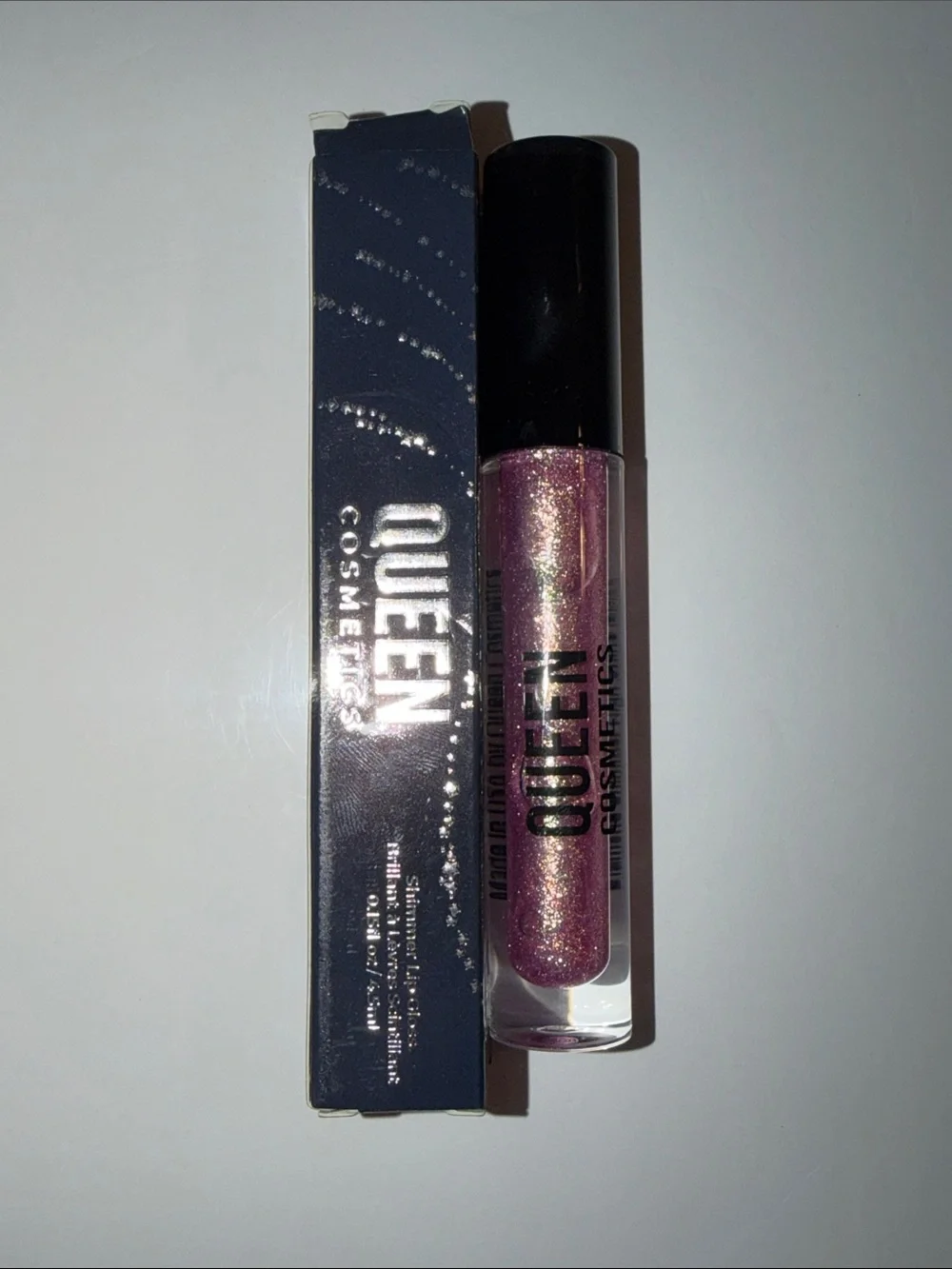 Queen Cosmetics. Moon Stones. Diamond Shimmer High Shine Lip Gloss Lavender Pink